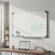 Tabla magnetica whiteboard 90x150 cm, rama aluminiu, tavita markere - imagine 25