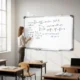 Tabla magnetica whiteboard 90x150 cm, rama aluminiu, tavita markere - imagine 26