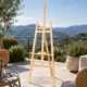 Sevalet din lemn pentru pictura 175x50, pliabil, inaltime ajustabilia maxim 175 cm - imagine 30