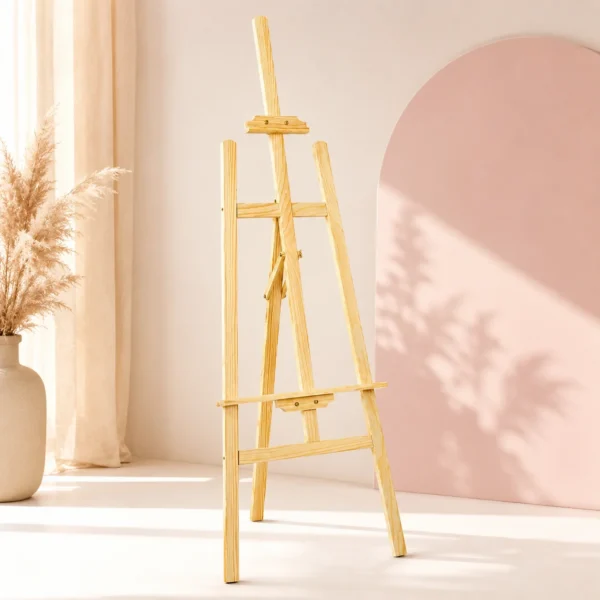 Sevalet din lemn pentru pictura 175x50, pliabil, inaltime ajustabilia maxim 175 cm - imagine 26