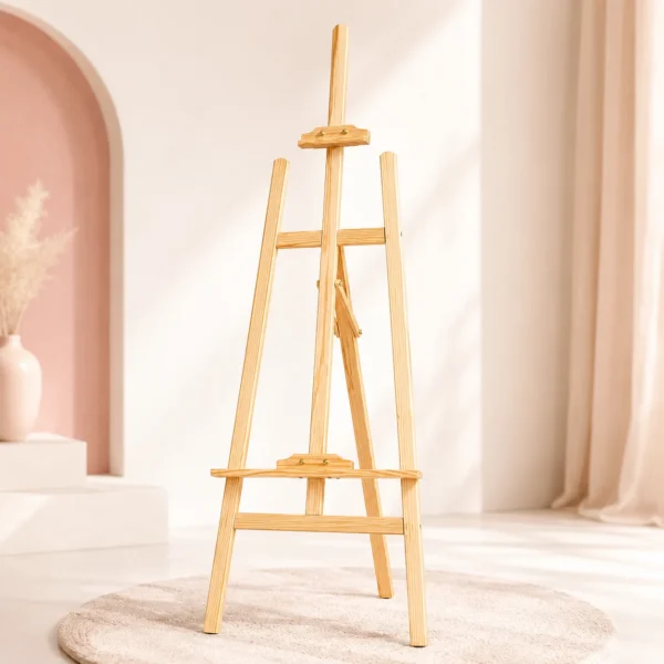 Sevalet din lemn pentru pictura 175x50, pliabil, inaltime ajustabilia maxim 175 cm - imagine 15