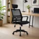 Scaun ergonomic de birou, reglabil in inaltime 108-118 cm, tetiera integrata, mesh si burete - imagine 12