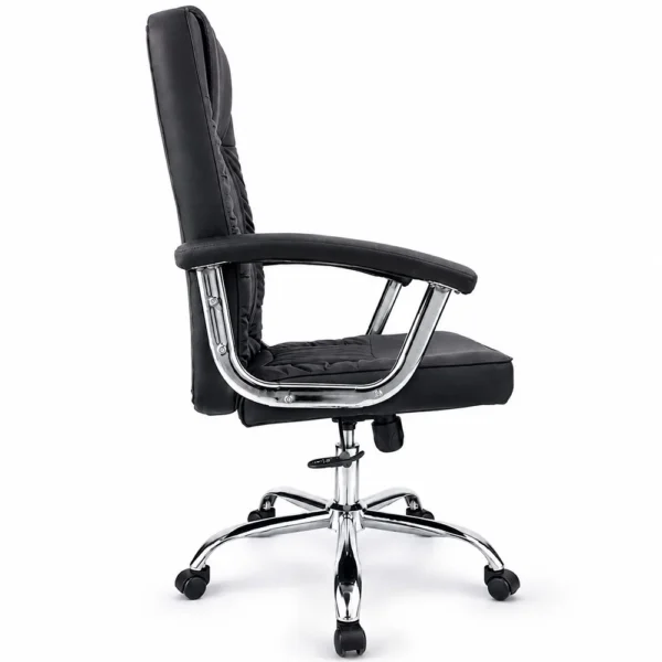 Scaun ergonomic directorial, inaltime reglabila 108-118 cm, rotativ, maxim 150 kg, negru - imagine 23