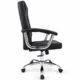 Scaun ergonomic directorial, inaltime reglabila 108-118 cm, rotativ, maxim 150 kg, negru - imagine 23
