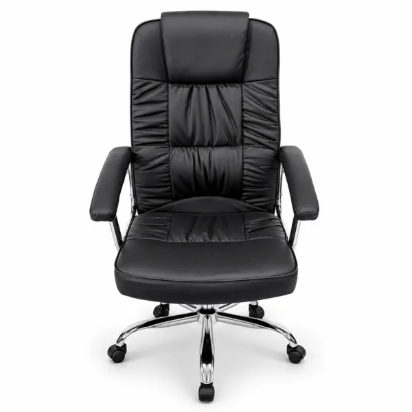 Scaun ergonomic directorial, inaltime reglabila 108-118 cm, rotativ, maxim 150 kg, negru - imagine 25