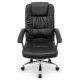 Scaun ergonomic directorial, inaltime reglabila 108-118 cm, rotativ, maxim 150 kg, negru - imagine 25