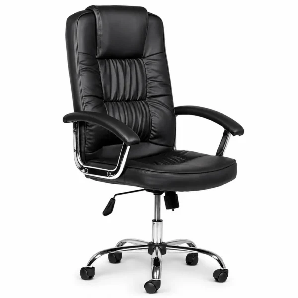 Scaun ergonomic directorial, inaltime reglabila 108-118 cm, rotativ, maxim 150 kg, negru - imagine 24