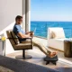 Suport ergonomic pentru picioare, antiderapant, inaltime reglabila, postura comoda birou - imagine 24