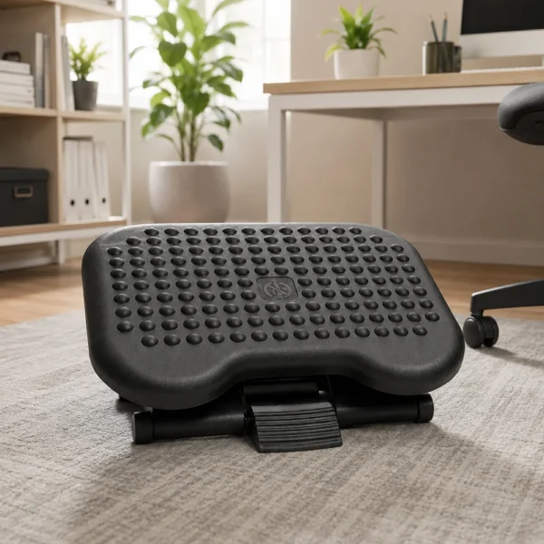 Suport ergonomic pentru picioare, antiderapant, inaltime reglabila, postura comoda birou - imagine 32