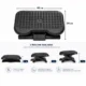 Suport ergonomic pentru picioare, antiderapant, inaltime reglabila, postura comoda birou - imagine 21