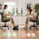 Suport ergonomic pentru picioare, antiderapant, inaltime reglabila, postura comoda birou - imagine 22