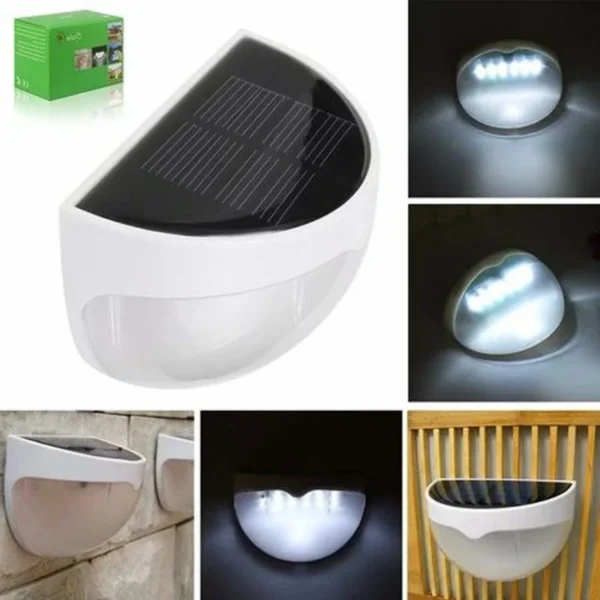 Aplica decorativa led smd, incarcare solara, 200 lm, protectie ip65 - imagine 1