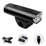 Far led bicicleta1000 lm, functie powerbank, reincarcabil usb, ipx4, 4800 mah