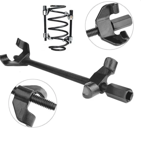 Presa pentru arcuri auto si amortizoare, lungime 38 cm, otel, set 2 buc - imagine 2