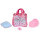 Papusa interactiva, bebelus care bea apa si face pipi, 6 accesorii, biberon, olita, 35 cm - imagine 4