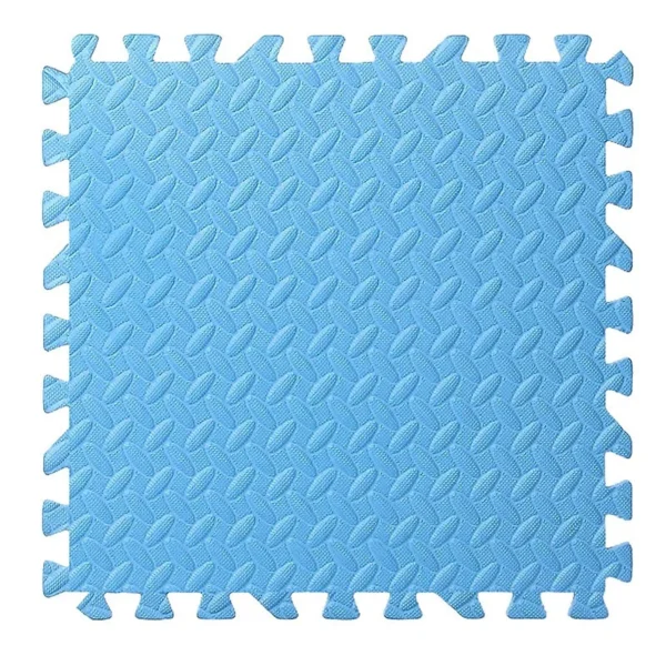 Covor puzzle xl, 60x60 cm, grosime 2 cm, spuma eva, 2 piese culoare albastru deschis - imagine 13