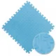 Covor puzzle xl, 60x60 cm, grosime 2 cm, spuma eva, 2 piese culoare albastru deschis - imagine 2