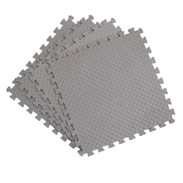 Covor puzzle xl, 60x60 cm, grosime 2 cm, spuma eva, 2 piese culoare gri - imagine 12