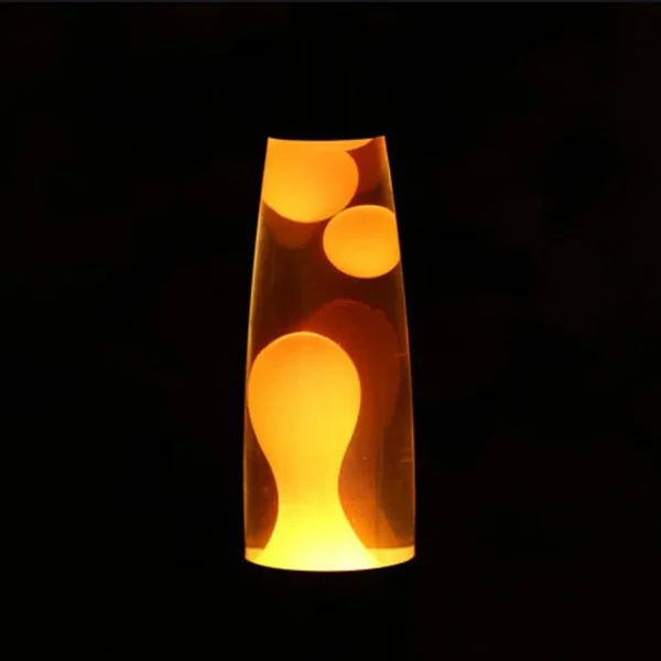 Lampa decorativa lava orange, 30w, inaltime 41 cm, alimentare priza - imagine 6