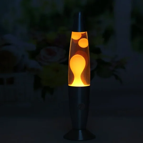 Lampa decorativa lava orange, 30w, inaltime 41 cm, alimentare priza - imagine 5