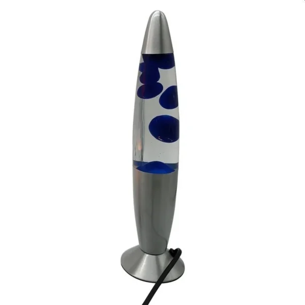 Lampa decorativa lava blue, 30w, inaltime 41 cm, alimentare priza - imagine 6