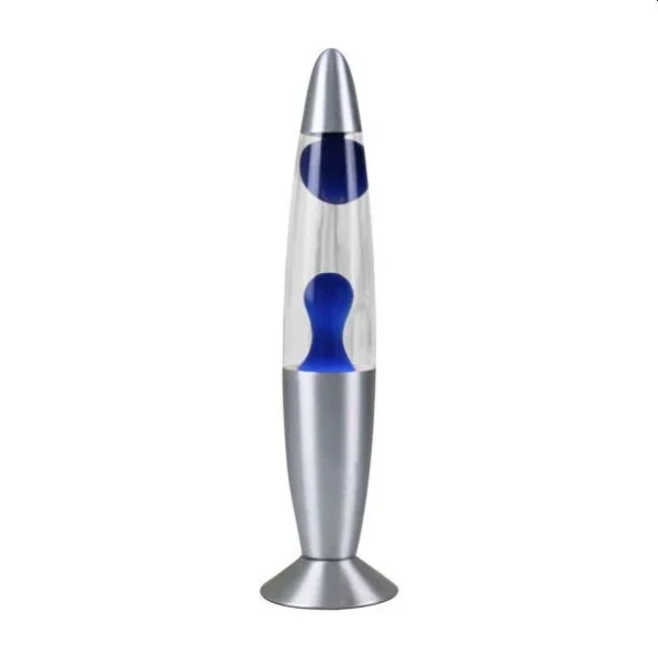 Lampa decorativa lava blue, 30w, inaltime 41 cm, alimentare priza - imagine 3