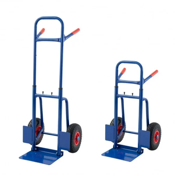 Liza pentru transport, sarcina maxima 80 kg, inaltime ajustabila, 79-114 cm, cadru otel - imagine 2