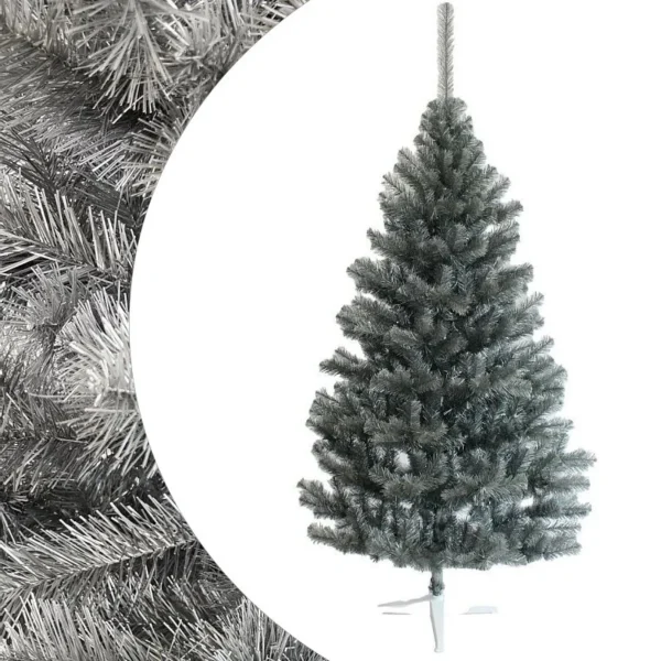 Brad artificial imperial grey 180 cm – 69 ramuri, 333 ace – coroana bogata si uniforma - imagine 1