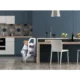 Scaun pliabil pentru copii, inaltator din lemn, 2 in 1 scaun si masa, learning tower - imagine 9