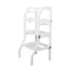 Scaun pliabil pentru copii, inaltator din lemn, 2 in 1 scaun si masa, learning tower - imagine 3