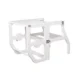 Scaun pliabil pentru copii, inaltator din lemn, 2 in 1 scaun si masa, learning tower - imagine 5