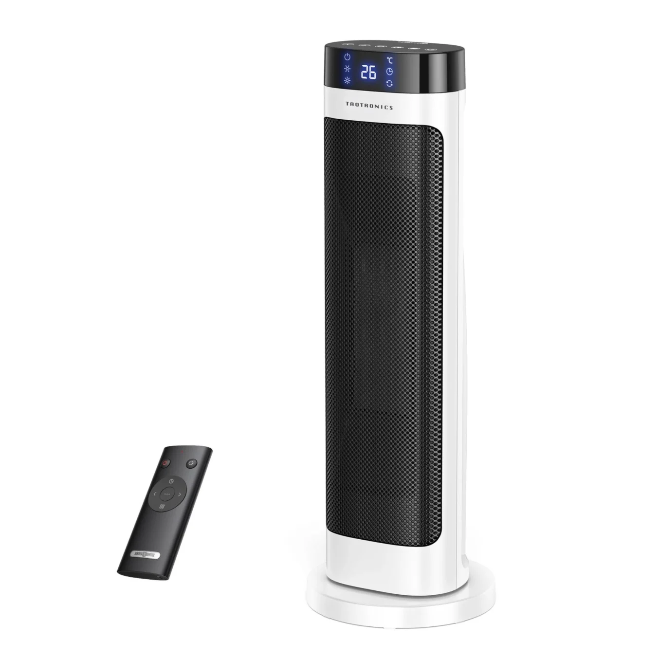 Aeroterma Ceramica TaoTronics TT-HE018, 2000W, 3 moduri incalzire, Telecomanda, Control Touch