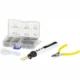 Aparat de lipit/sudat plastic, Strend Pro, cu trusa capse, cleste si geanta, incarcare USB, 2000 mAh - imagine 3