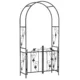 Arcada metalica, pergola pentru gradina, cu portita, 107x45x217 cm - imagine 2
