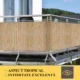 Gard/paravan din bambus natural, 5x1 m - imagine 4