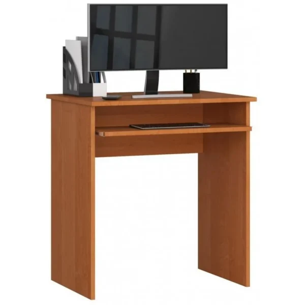 Birou calculator, placa laminata, raft tastatura, arin, 68x51x74 cm, Oly - imagine 4
