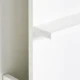 Birou de perete, suspendat, pliabil, MDF, cu raft, alb, max 40 kg, 60x21.5x50 cm - imagine 4