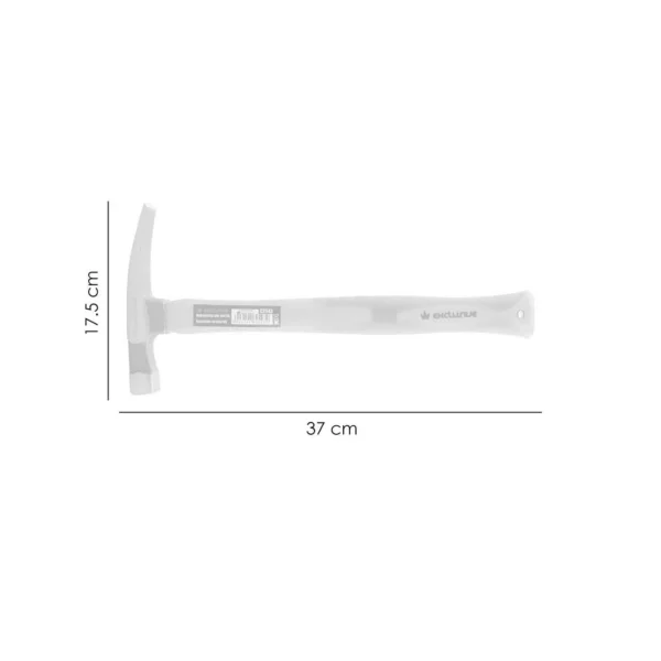 Ciocan zidar ingust, maner fibra, 510 g, RICHMANN EXCLUSIVE - imagine 5