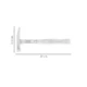 Ciocan zidar ingust, maner fibra, 510 g, RICHMANN EXCLUSIVE - imagine 5