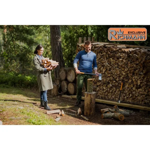 Topor pentru despicat, coada fibra, 1.6 kg, profesional, Richmann Exclusive - imagine 6