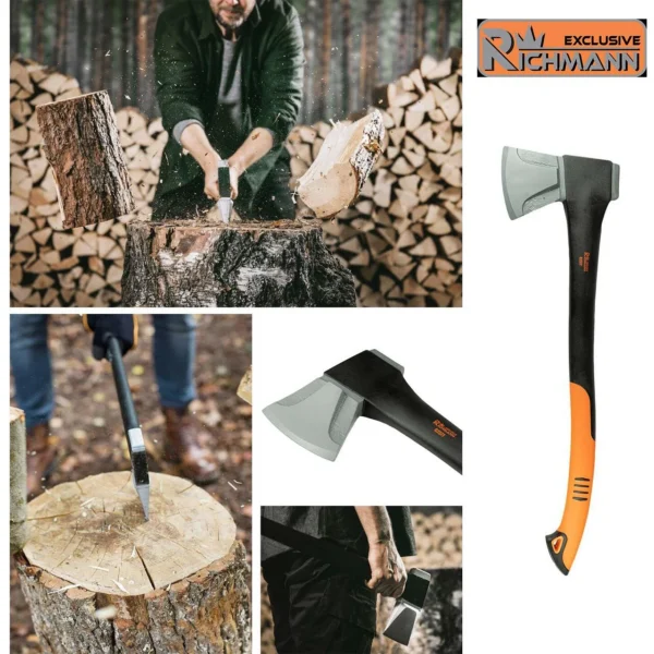 Topor pentru despicat, coada fibra, 2 kg, profesional, Richmann Exclusive - imagine 6