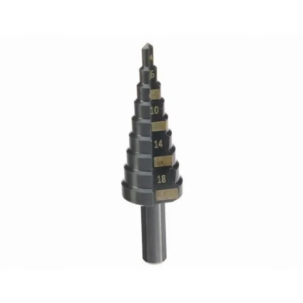 Burghie pentru metal, in trepte, nitrura de titan, set 3 buc, 4-12/20/32 mm, Richmann Exclusive - imagine 9