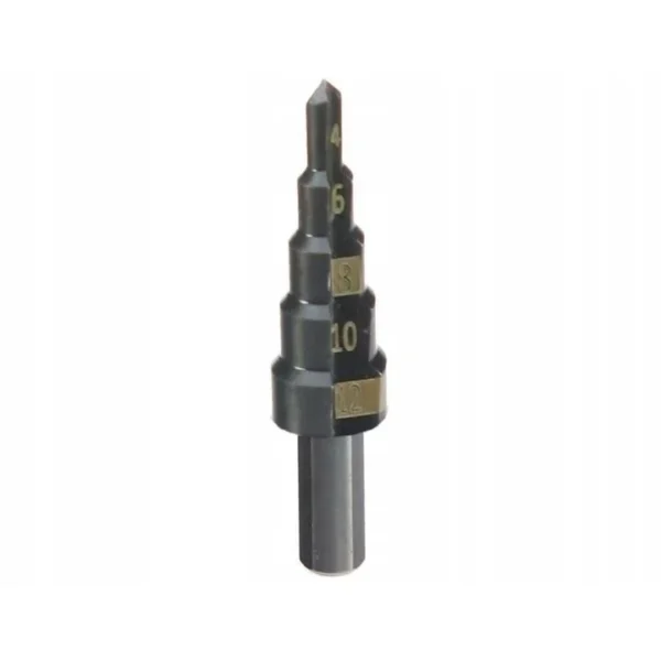 Burghie pentru metal, in trepte, nitrura de titan, set 3 buc, 4-12/20/32 mm, Richmann Exclusive - imagine 8