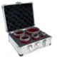 Carote diamantate profesionale, M14, set 5 buc, 20-68 mm, cu disc diamantat subtire, 125 mm - imagine 5