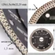 Carote diamantate profesionale, M14, set 5 buc, 20-68 mm, cu disc diamantat subtire, 125 mm - imagine 3