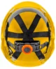 Casca de protectie pentru lucrul la inaltime, ABS, galbena, curea barbie reglabila, 51-63 cm, NEO - imagine 8