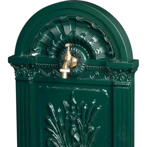 Chiuveta de gradina, aluminiu, verde inchis, 39x32x80 cm, Strend Pro - imagine 4