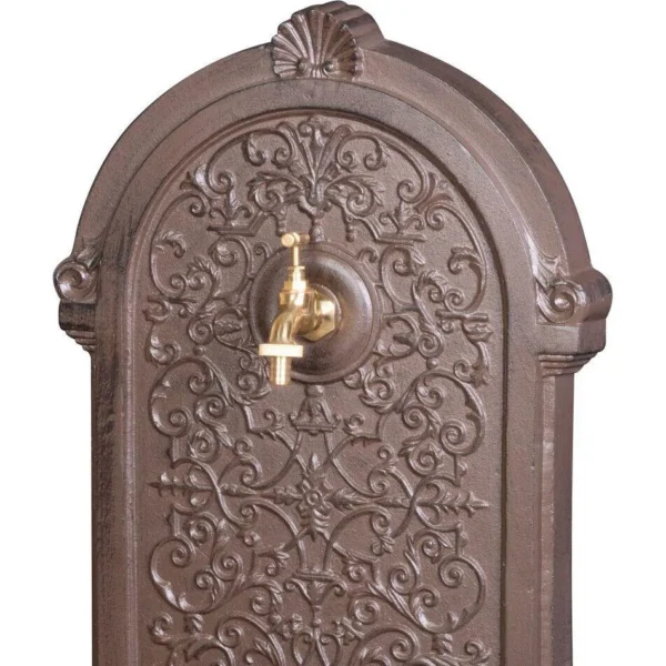 Chiuveta de gradina, aluminiu, maro, 39x33x72 cm, Strend Pro - imagine 4