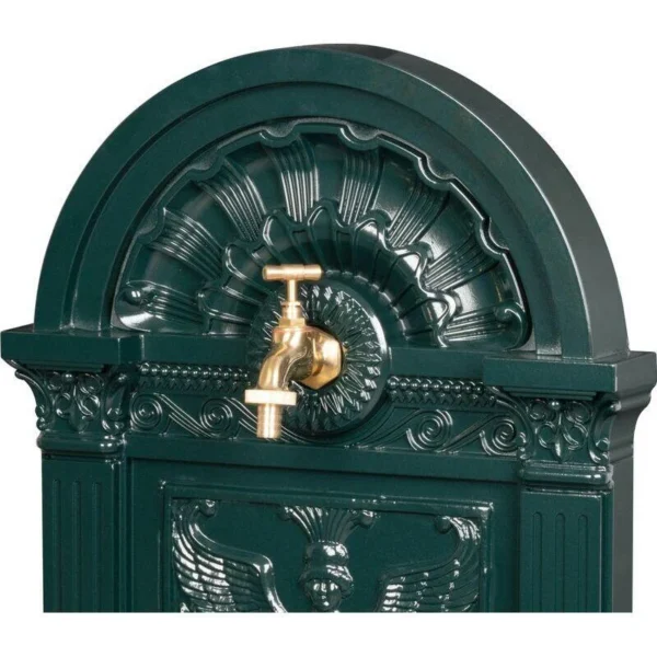 Chiuveta de gradina, aluminiu, verde inchis, 39x32x83 cm, Strend Pro - imagine 4