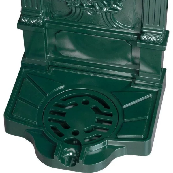 Chiuveta de gradina, aluminiu, verde inchis, 39x32x80 cm, Strend Pro - imagine 3